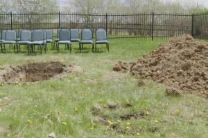 Image from an ancestral reburying ceremony. 