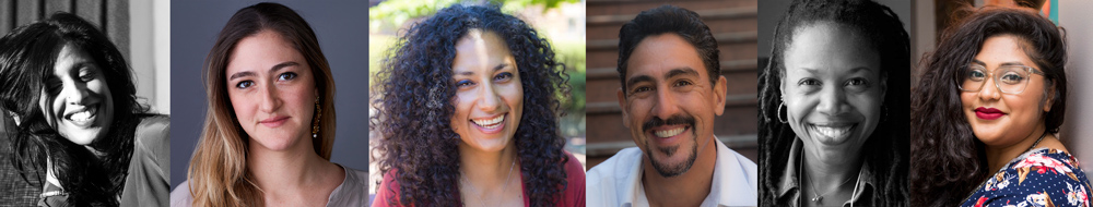 From left to right: Sherizaan Minwalla, Belkis Wille, Daffodil Altan, Andres Cediel, Natalie Bullock-Brown and Navila Rashid.