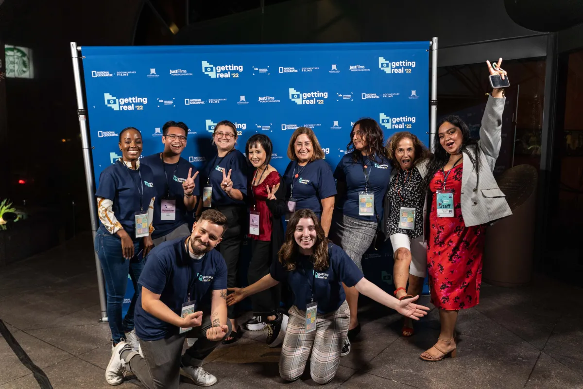 Our amazing volunteer team at Getting Real 2022.